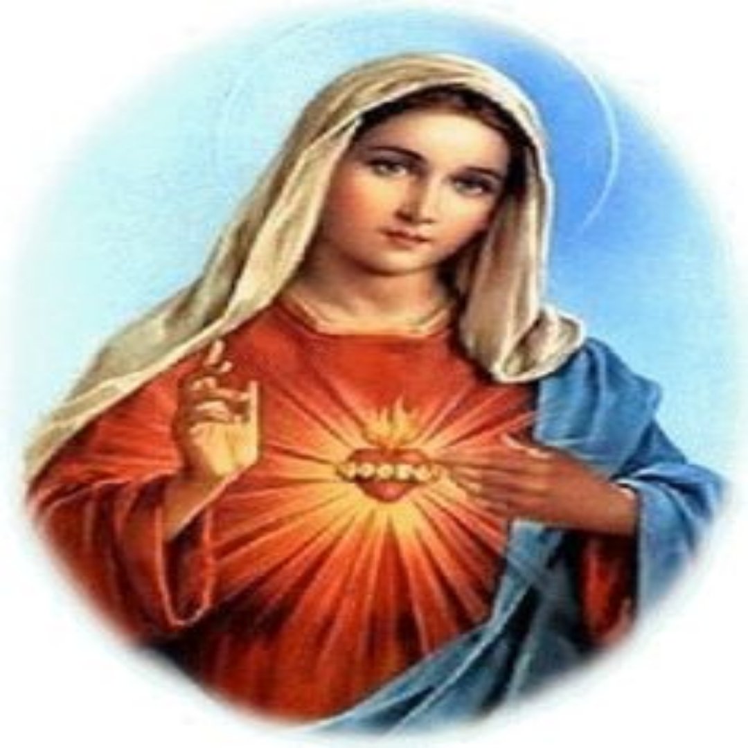 IMMACULATE HEART OF MARY GLASS MAGNET