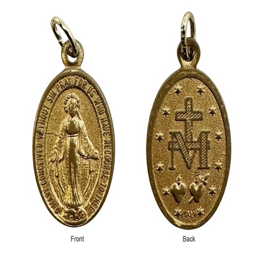 MIRACULOUS MEDAL IN GOLD ALUMINIUM