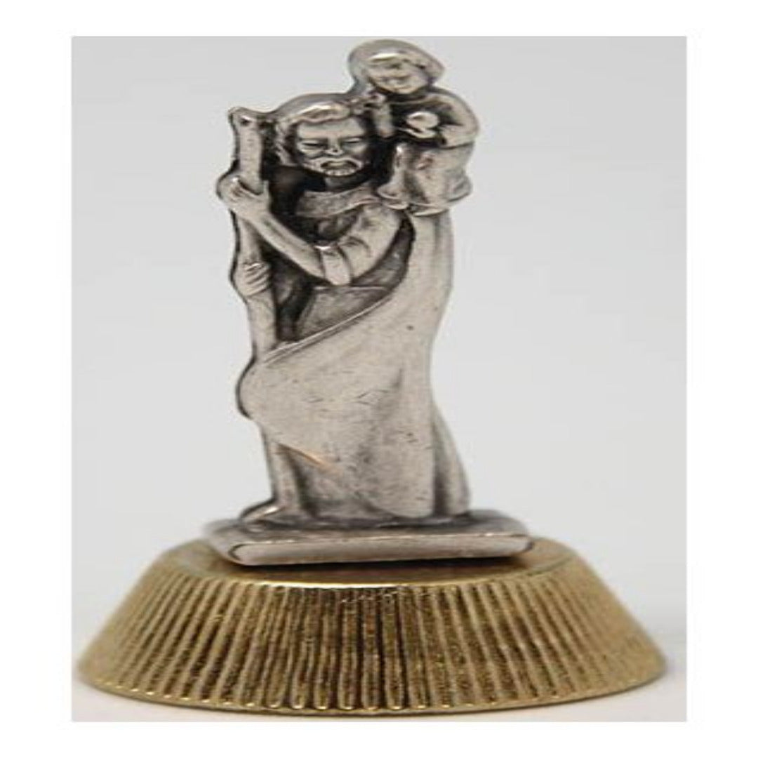 ST CHRISTOPHER METAL MAGNETIC STATUE 50MM