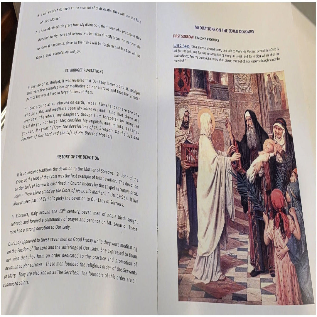 THE SEVEN DOLOURS ROSARY MEDITATION BOOKLET
