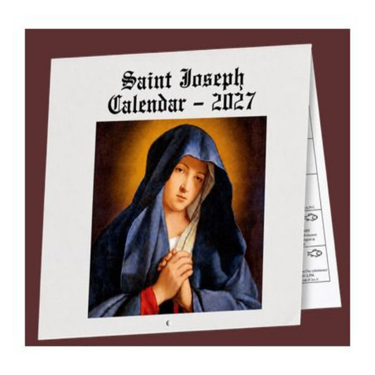 SAINT JOSEPH CATHOLIC CALENDAR 2027